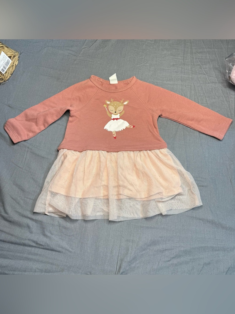 H&M Pink Ballet Deer Tulle Dress
